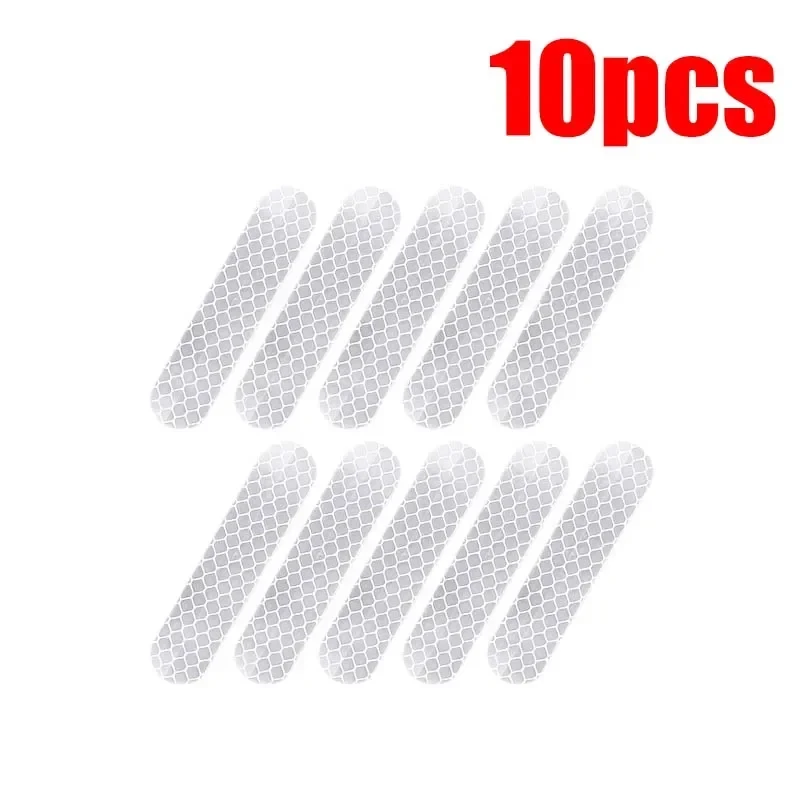 10-100Pcs Motorrad Helm Warnung Reflektierende Aufkleber Nacht Sicherheit Fahren Dekorative Streifen Aufkleber Fahrrad Moto Auto Aufkleber