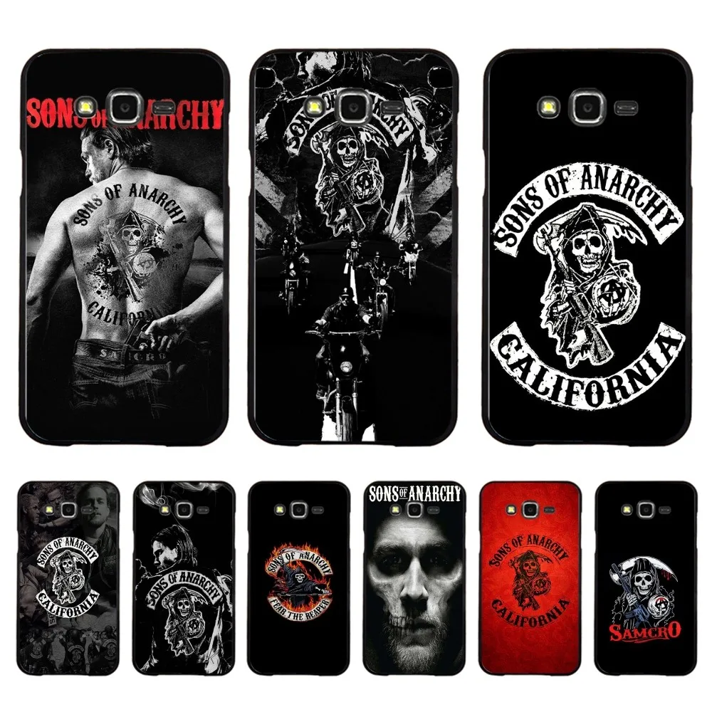 S-Sons of A-Anarchy TV Phone Case For Samsung J 7 plus 7core J7 neo J6 plus prime J6 J4 J5 Mobile Cover