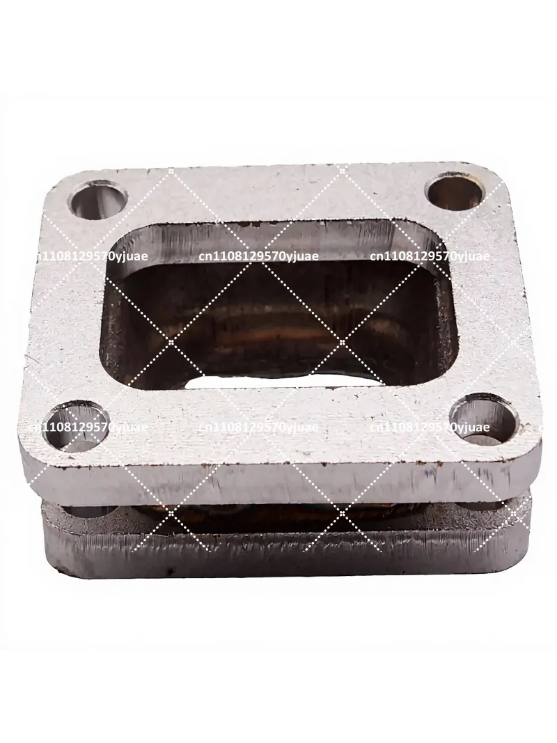 Cast Iron Turbo Adapter Flange T3 to T4 15 Degree Angle