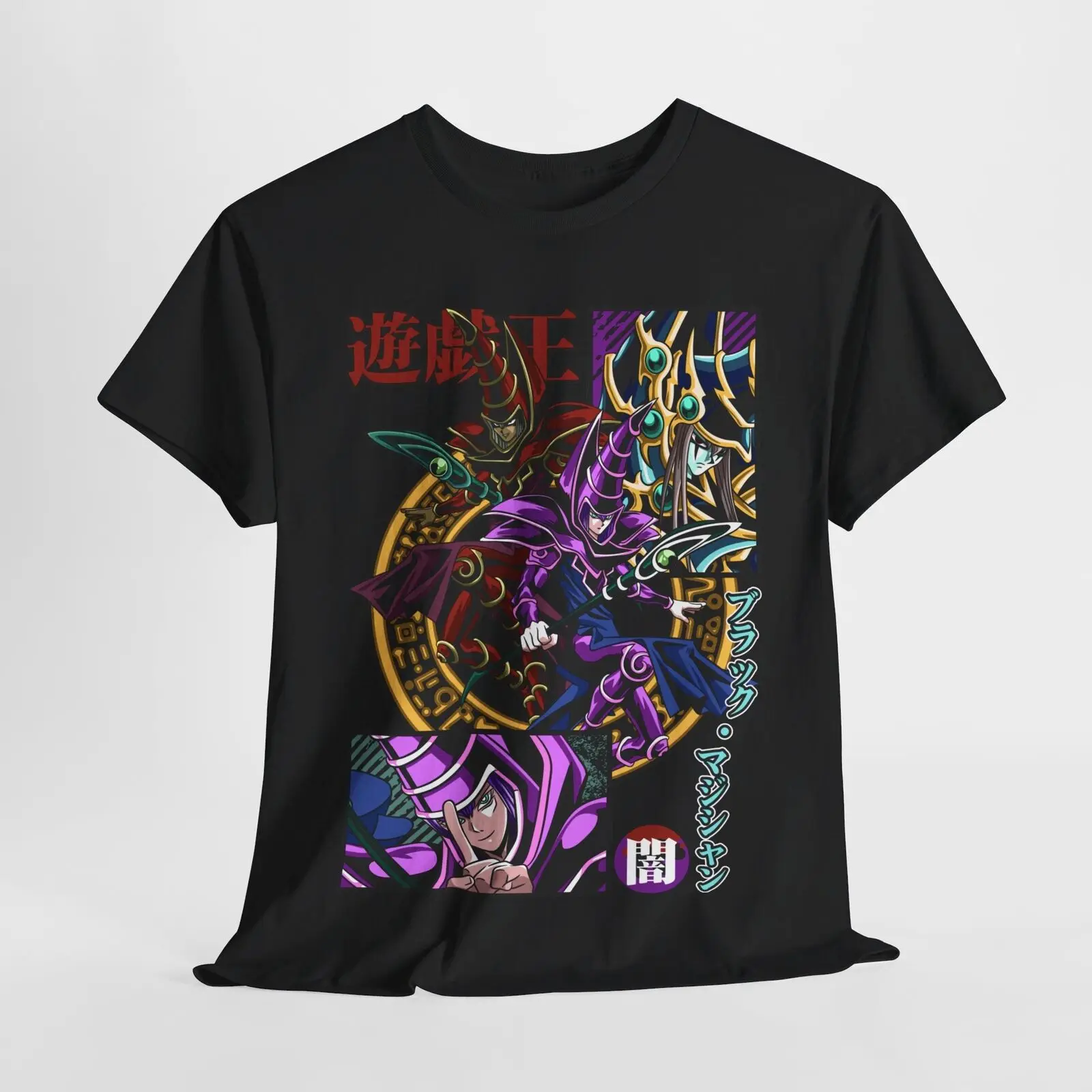 Dark Magician Yu-Gi-Oh T-Shirt Anime Soft Tee Shirt Yami Atem All Sizes Unisex