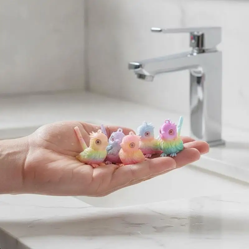 3D Printed Bird Whistle Toy Water Activated Realistic Bird Call Sound Kids Montessori Toy for Home Early Education