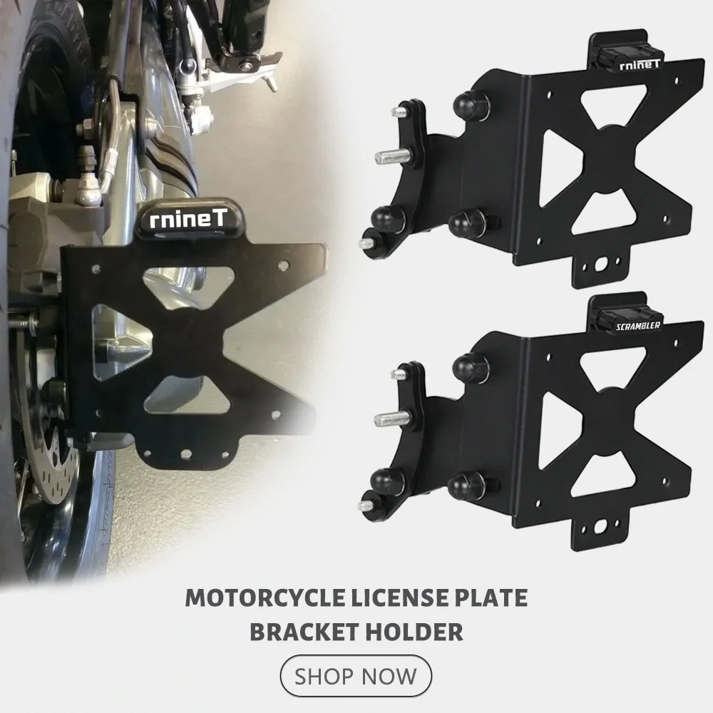 Motorcycle License Plate Holder Eliminator Registration Bracket For BMW R Nine T R9T 1200 SCRAMBLER 2015 2016 2017 2018 2019