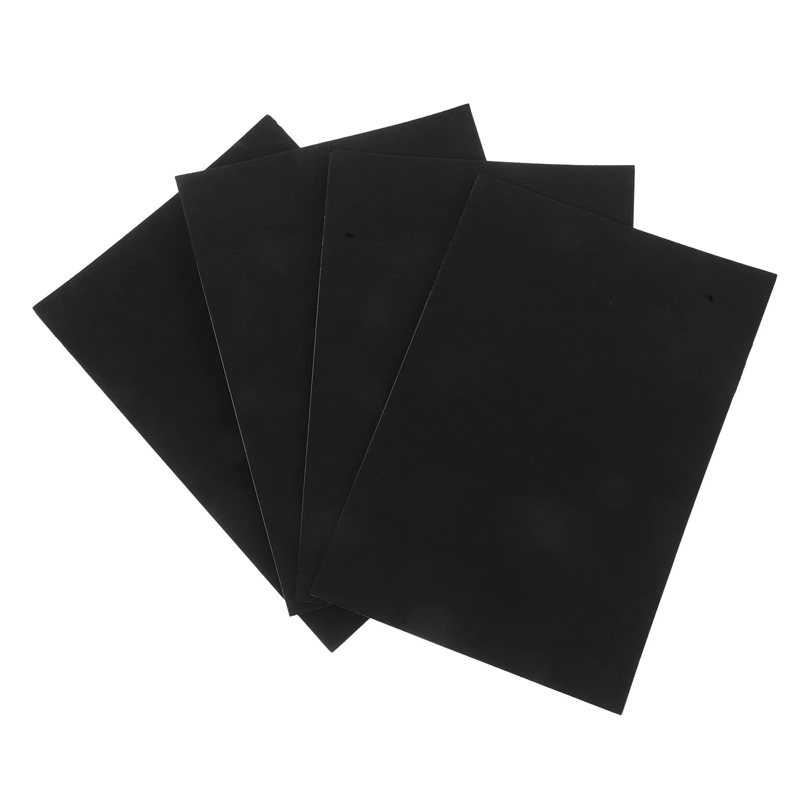 4Pcs Self-Adhesive Foam Pads Black Thick Sound Dampening for Furniture Doors Cabinets Protection Noise Reduction Anti Vibration