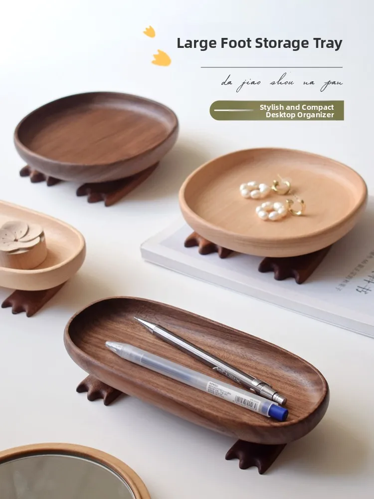 

Поднос для хранения мелочей ShanShe: большой, креативный, милый, деревянный, для прихожей, гостиной, рабочего стола