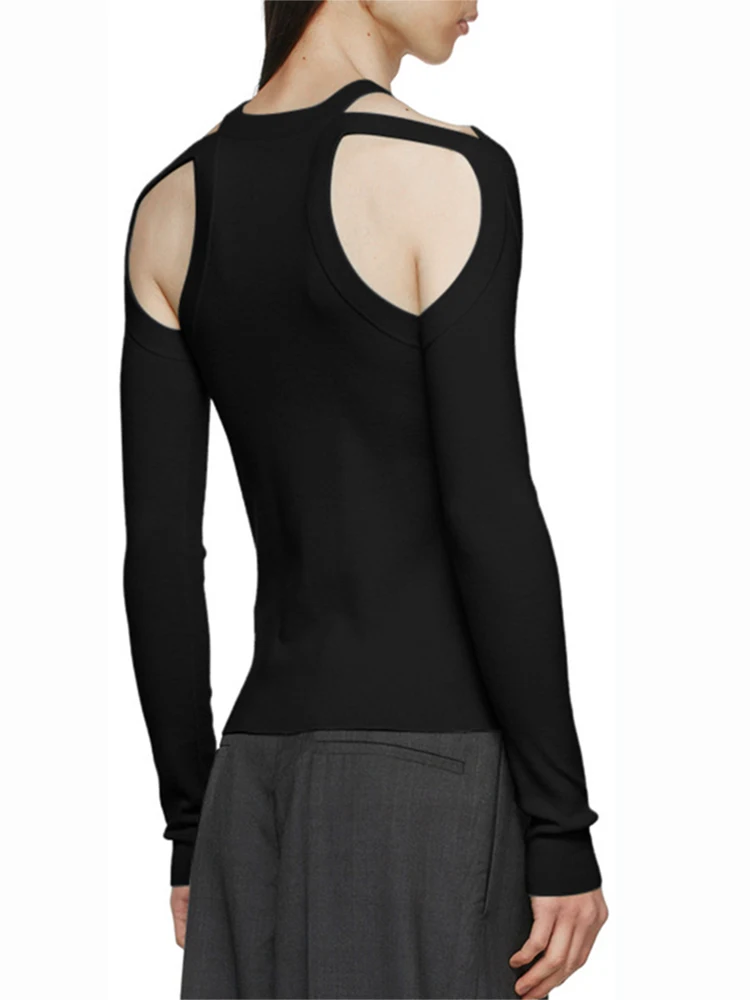 Fashion Streetwear Men Summer Sleeveless Solid Tank Tops Solid O Neck Hollow Out Knitted Vest Sexy Mens Popular O Neck Pullovers