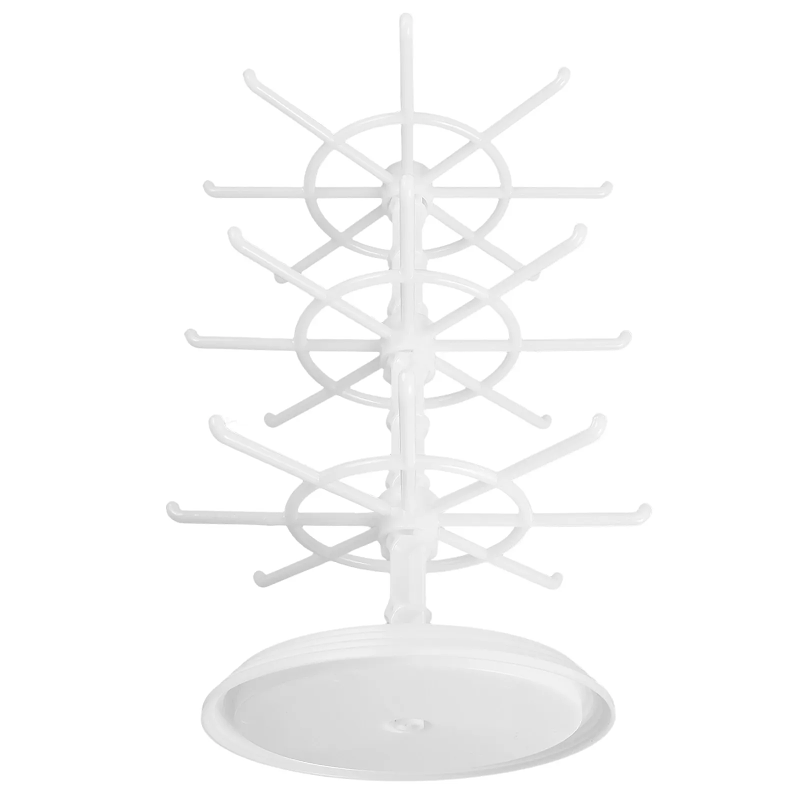 

Multi-Layer Rotating Jewelry Organizer Earring Holder Necklace Bracelet Stand Jewelry Display Storage Rack for Vanity