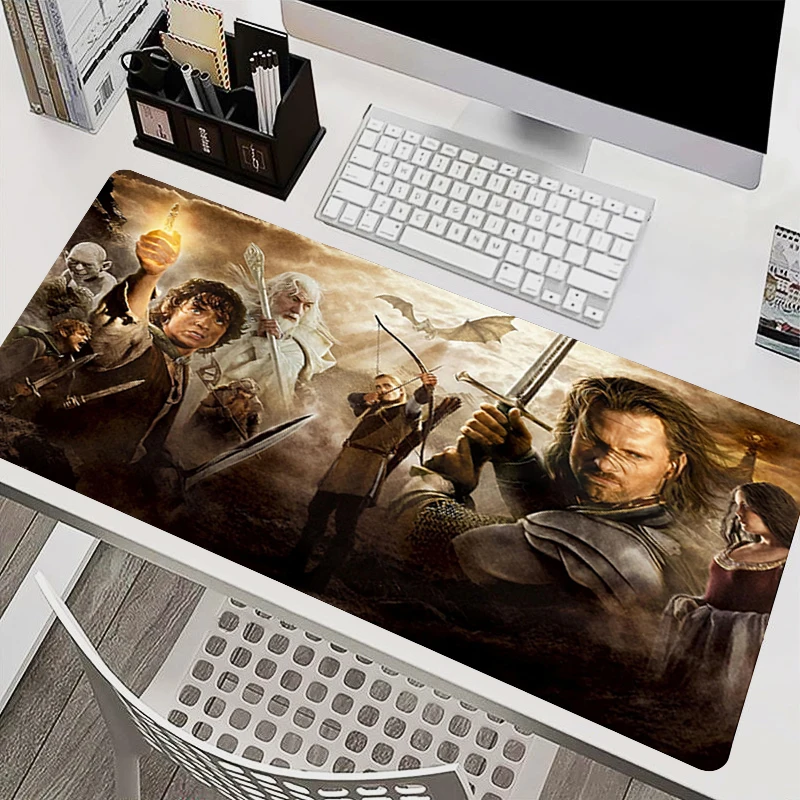 Anime Extended Mouse Pads alfombrilla E-sports Gaming Mouse Mat T-The Lord of the Rings Keyboard Pad For PC Office Game Mousepad