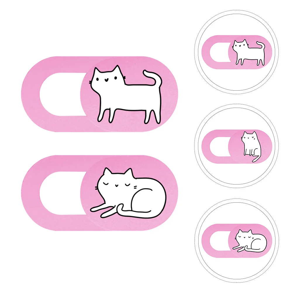 

2Pcs Webcam Cover Slide Ultra-Thin ABS Privacy for Laptop Computer Tablet Protective Web Slider