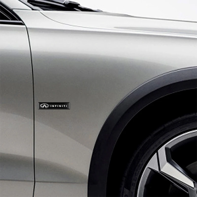 2/4/10 قطعة ثلاثية الأبعاد شارة السيارة ملصقات الزخرفية لإنفينيتي Q50 G37 FX30 FX35 Q60 QX50 M37 ESQ JX35 QX70 Q30 FX50 Q70 EX35 M35 FX45 #5