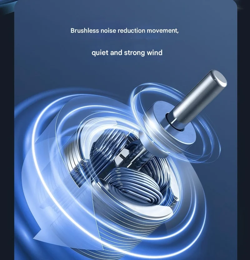 미니 USB 증발식 공기 냉각기 - 6단, 저소음, 에너지 효율, 휴대용, 사무실, 여행 및 캠핑용