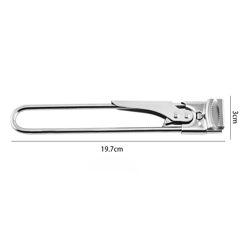 New Adjustable Can Opener Multifunctional Manual Non-slip Bottle Cap Open Tool Kitchen Anti-skid Stainless Steel Jar Lid Opener