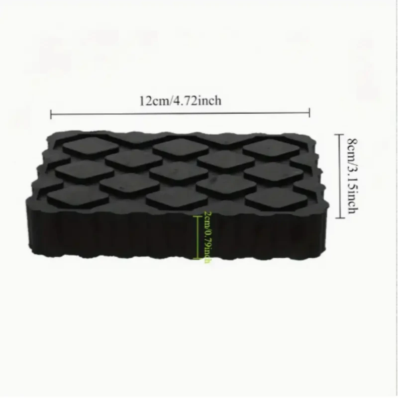 2pcs Car Jack Rubber Pad Lift Blocks Floor Elevator Cars Parts Jacks Lifting Tools Shock-Absorbing Car Camper Stabilizer Pads