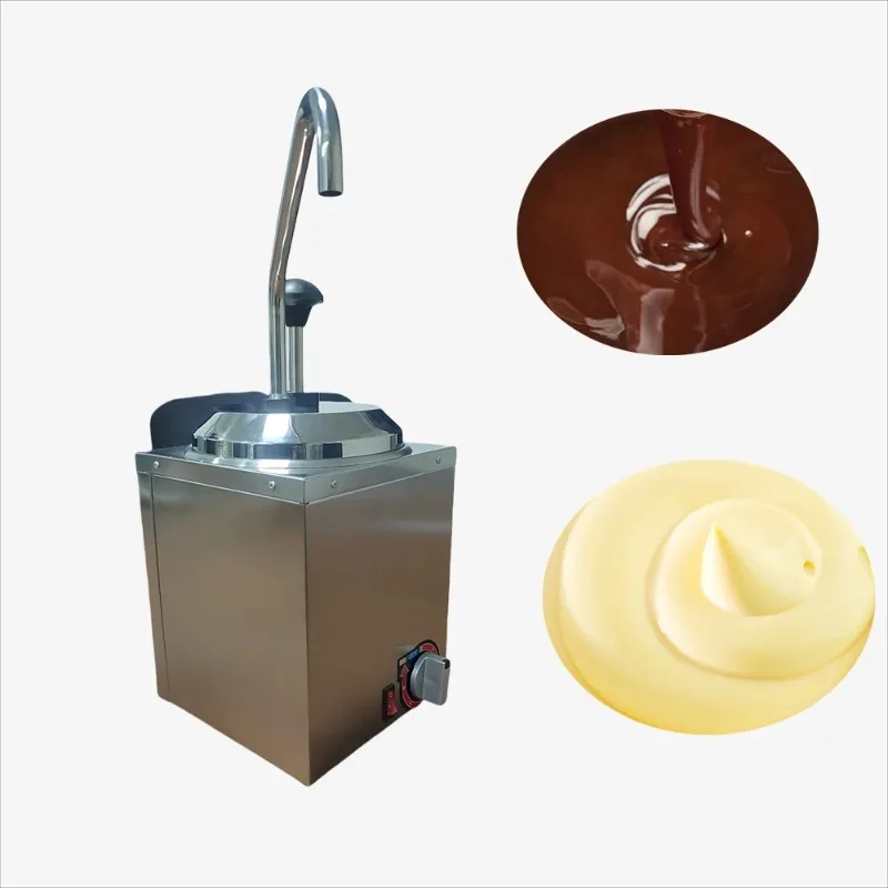 Distributeur électrique de pompe à fromage de 2,5 l, chauffe-sauce/fromage/chocolat/marche, pour usage Commercial en Restaurant