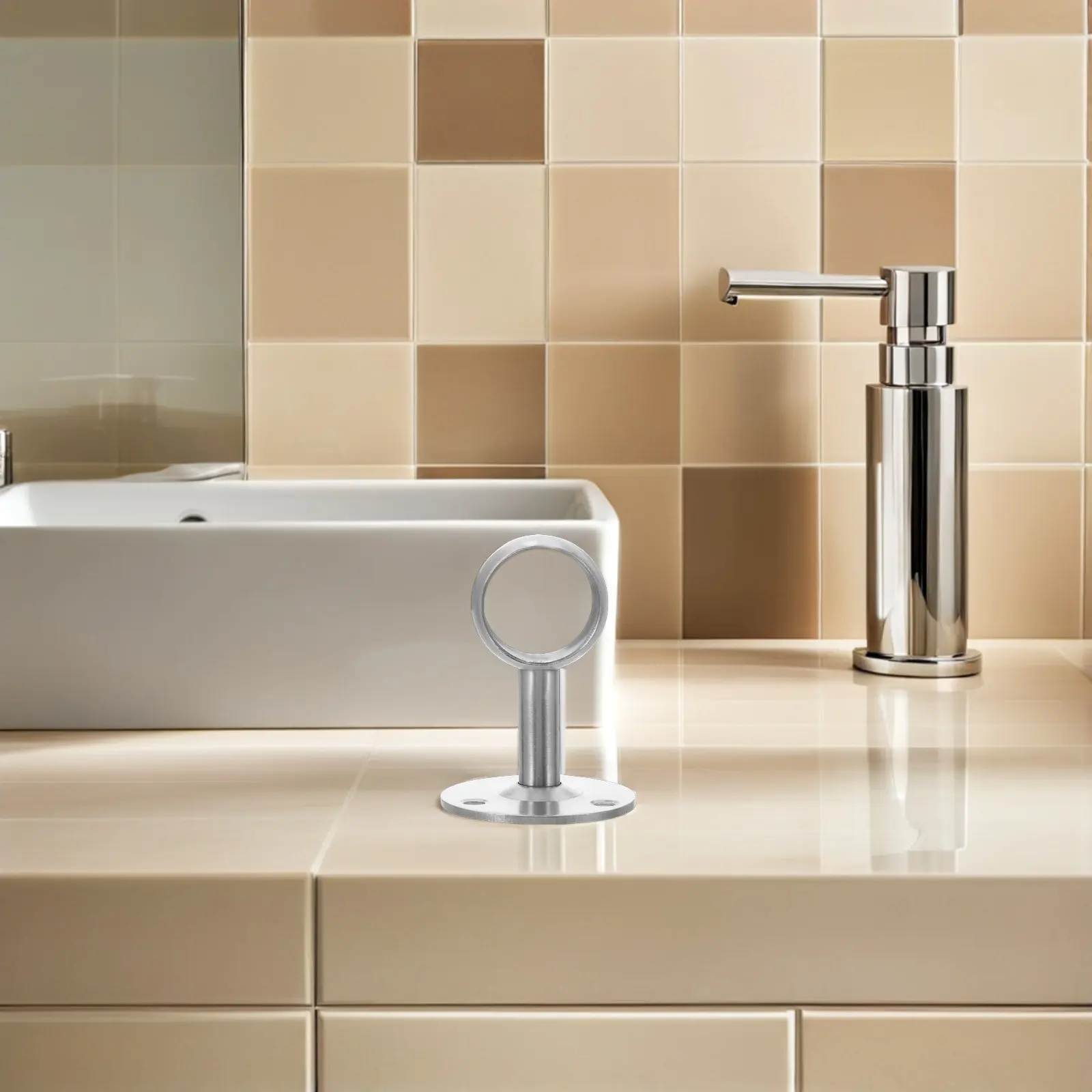 

Комплект из 4 держателей для штанг из высококачественной нержавеющей стали: многофункциональные крепления для гардеробных штанг, душевых штанг и штанг для подвешивания в шкафах