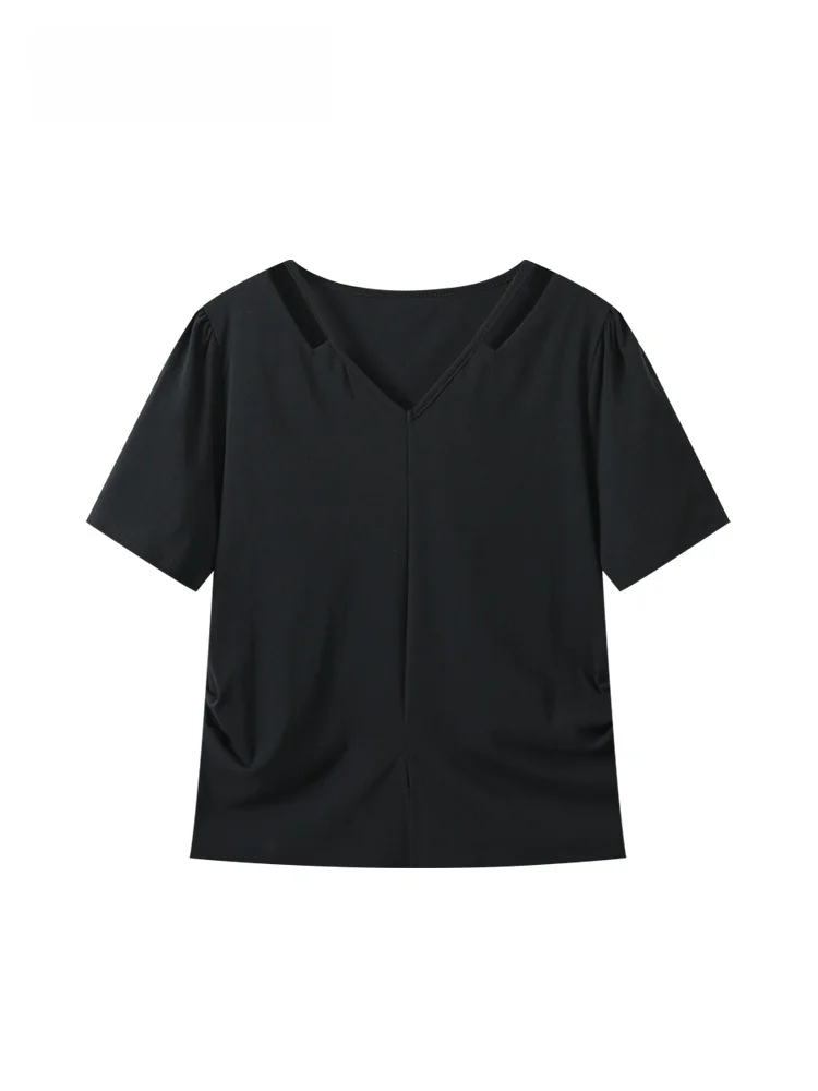 

Cara CLUB plus Size Casual Short Sleeve T-Shirt Women Summer New Loose Meat Covering Casual Age Reduction Top
