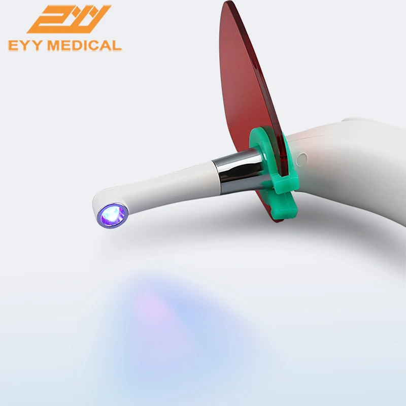 EYY Curing Lights Dental LED Blue Lamp Resin Mate 1200-2000MW/cm2 Photopolymer Cures In 1 Seconds Dental Tool Dentistry Products