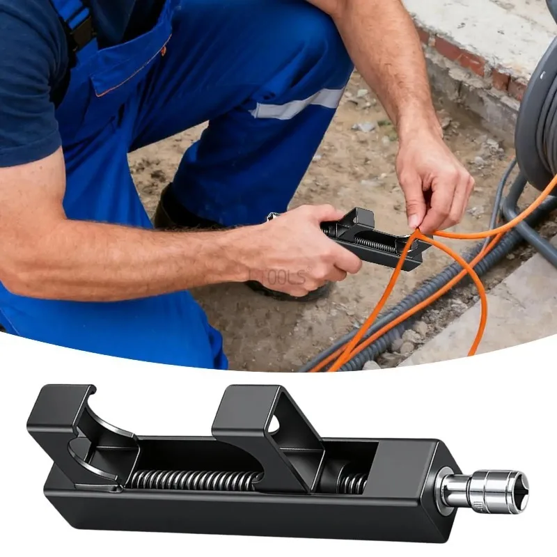 

Wire Fixing Clamp 1/2 Interface Professional Electrician Wire Tensioner Manual and Electric Tool Electrician Wire Winding Wonder