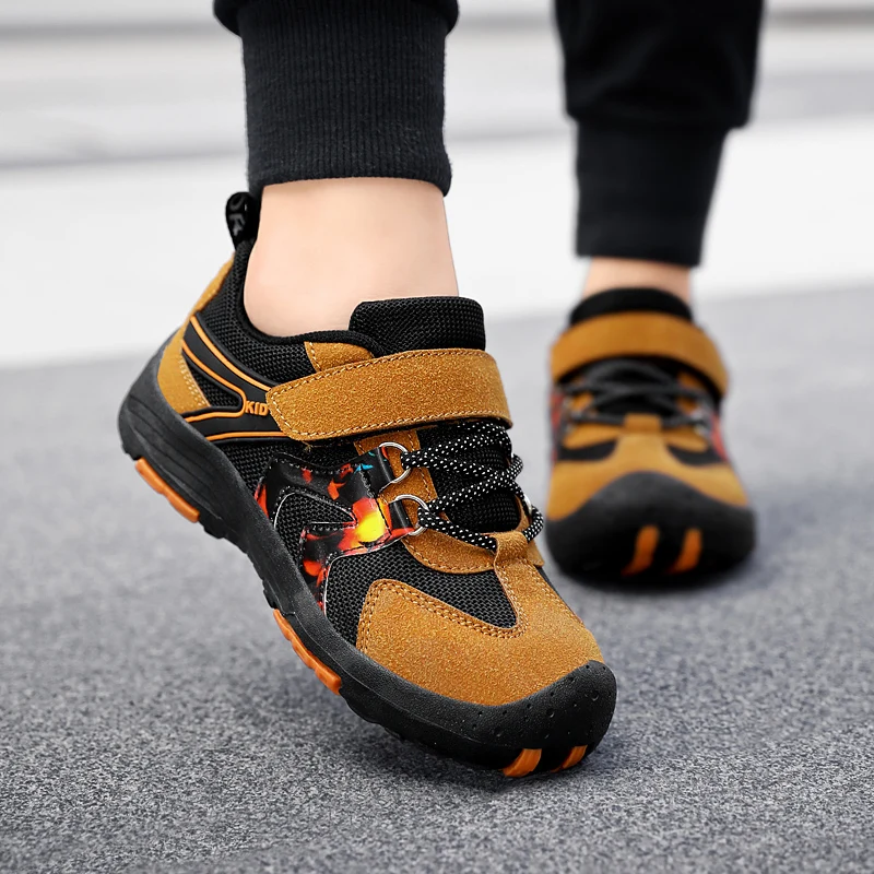 جديد أحذية الأطفال الخريف الأطفال المشي لمسافات طويلة أحذية رياضية تنفس الراحة الفتيان احذية الجري الاطفال المضادة للانزلاق حذاء رياضي حجم 27-37 #4