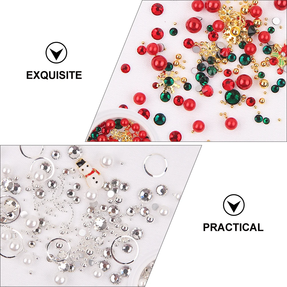 

Snowflake Art Decorations Christmas Alloy Manicure Patches Diy Nail Stickers Festival Nail Art Decoration