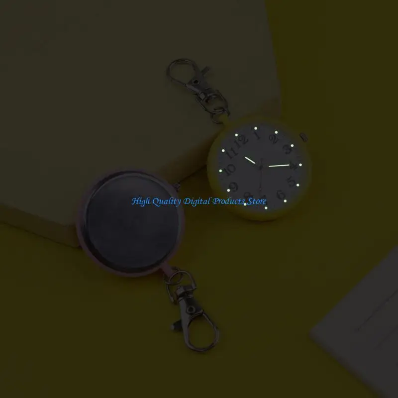 U2JE Travel Friendly Keychain Timepiece