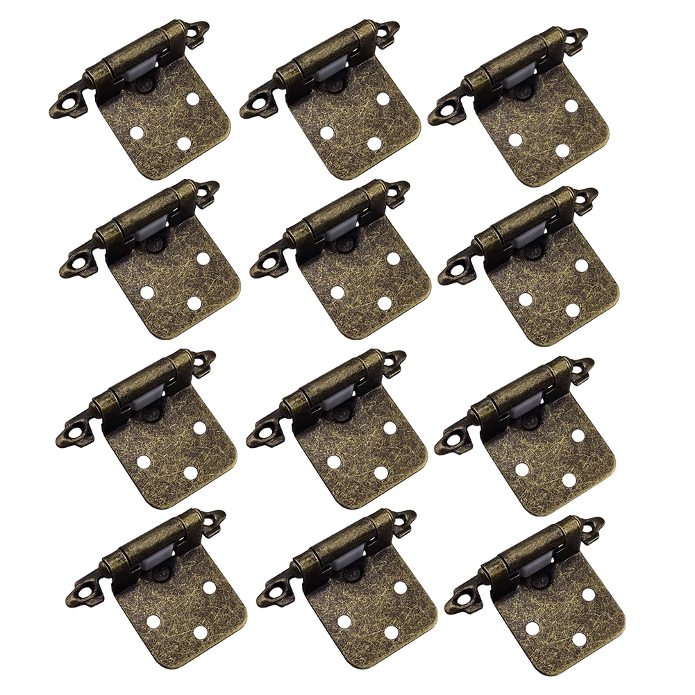 

For 1 2 Inch Overlay Doors Overlay Cabinet Hinge Heavy-Duty Cabinet Hardware For Bathroom Upgrade 2.76 * 1.78 Inch
