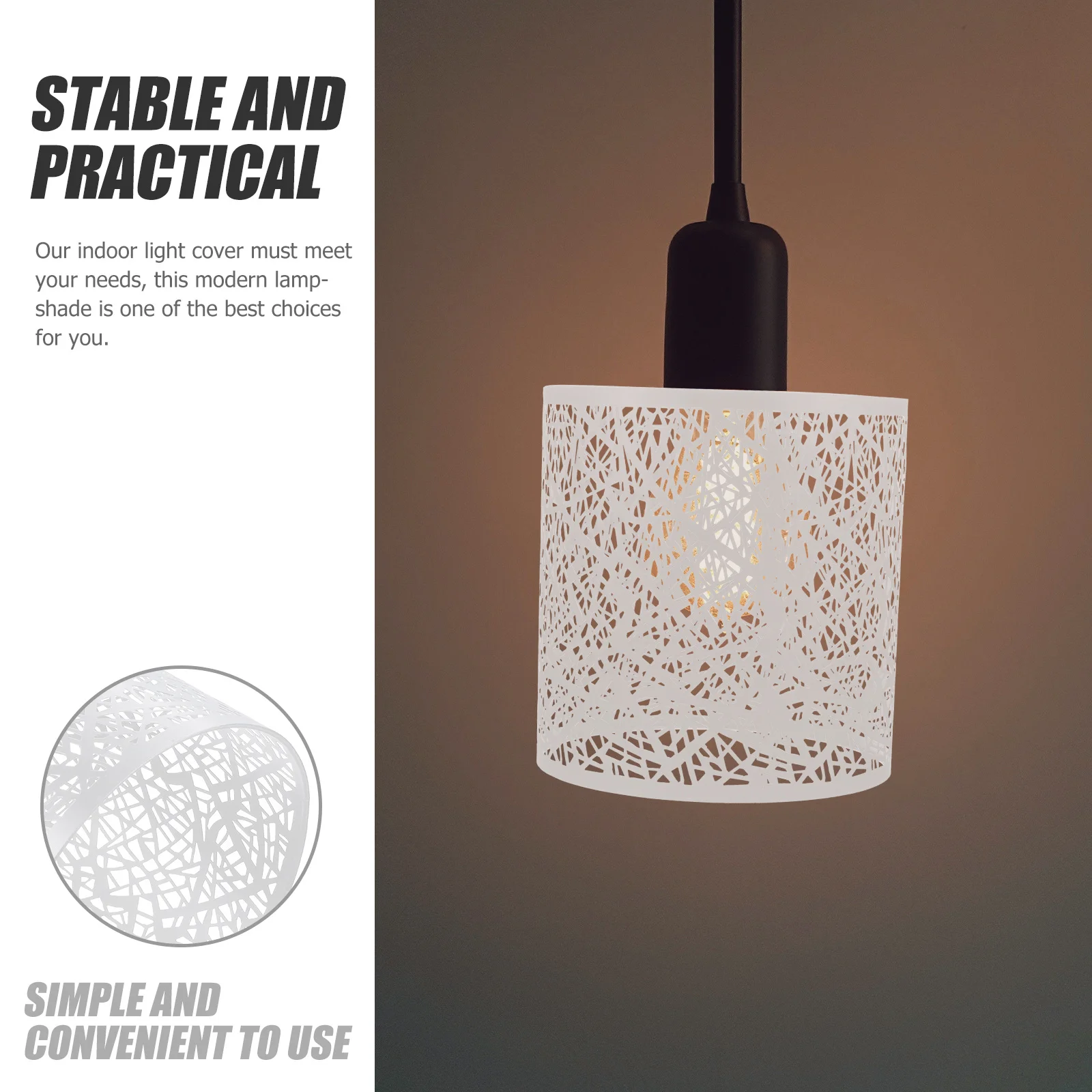 

Lamp Shade Round Tree Pattern Modern Decorative Hollow Metal Indoor Table Floor Wall Lampshade Lamp Shade Metal Lampshade