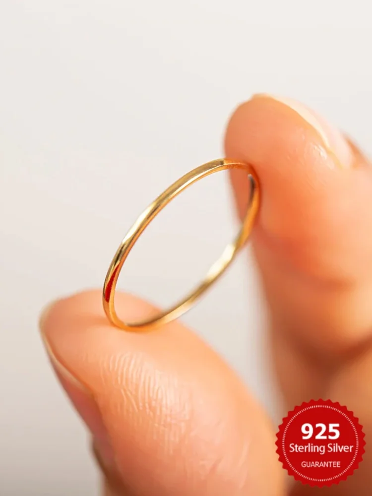 

925 Sterling Silver Advanced Simplicity Casual Classic Personalized Prime Ring For Women Party Daily High Quality Fine Jewelry