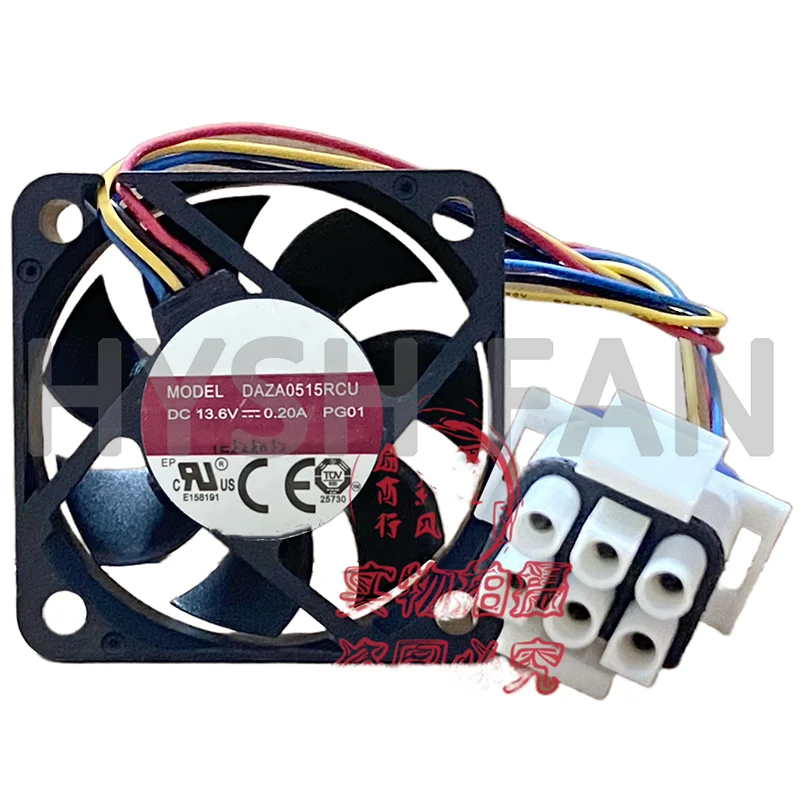 DAZA0515RCU 13.6V 0.20A 4-Wire Plug 5015 Waterproof Fan