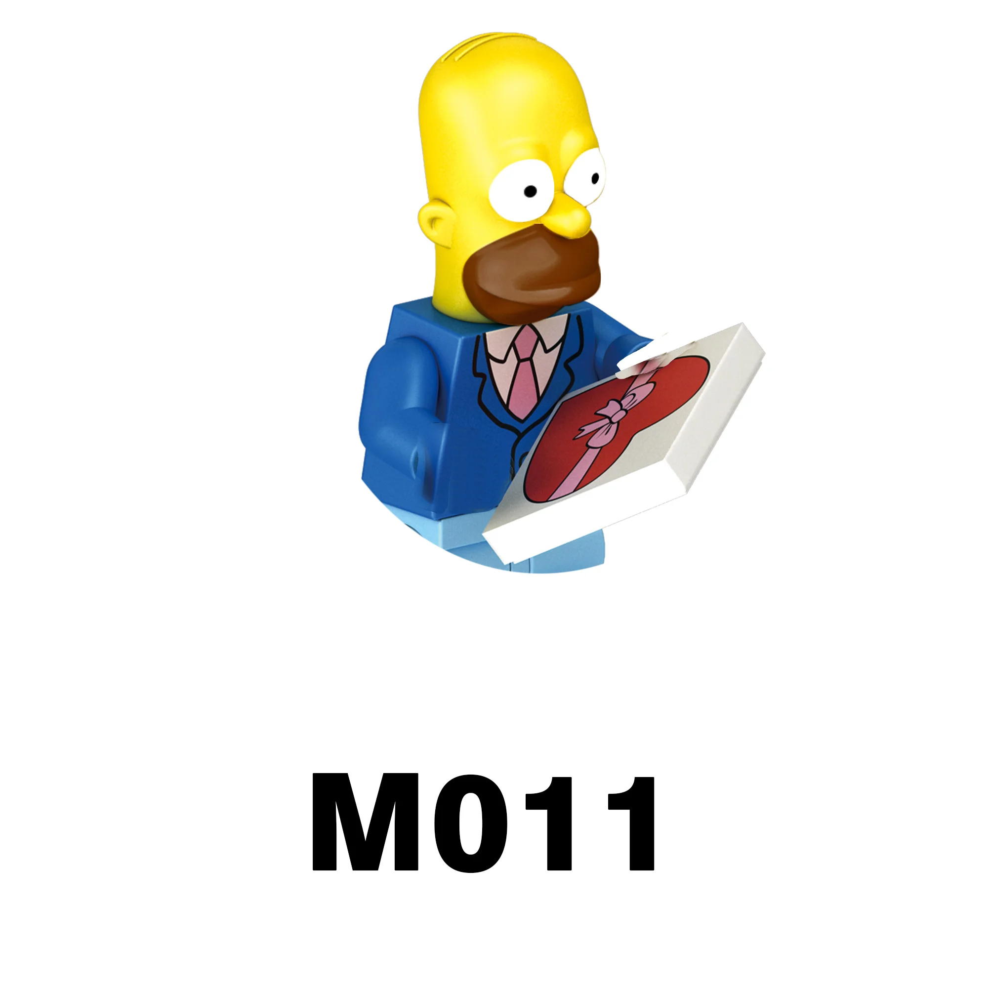 Película de Disney Maggie Simpson juguete de bloques de construcción Simpsons mini juguetes de ladrillos para niños regalos de fiesta de vacaciones