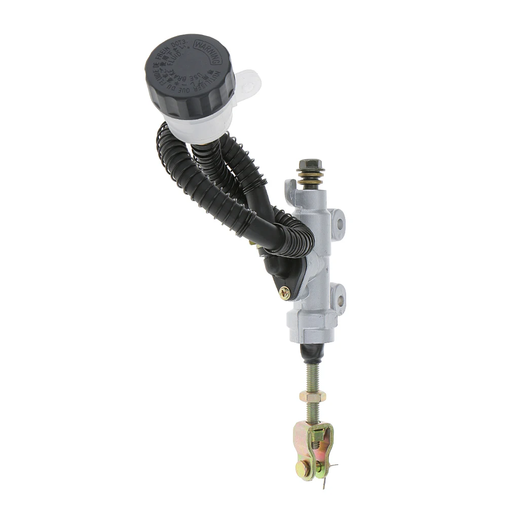 Master Cylinders Rear Brake Unit with Banjo Bolt 10mm for ATV Parts 125cc 200cc Dirt Bike Pit Bike Scooters