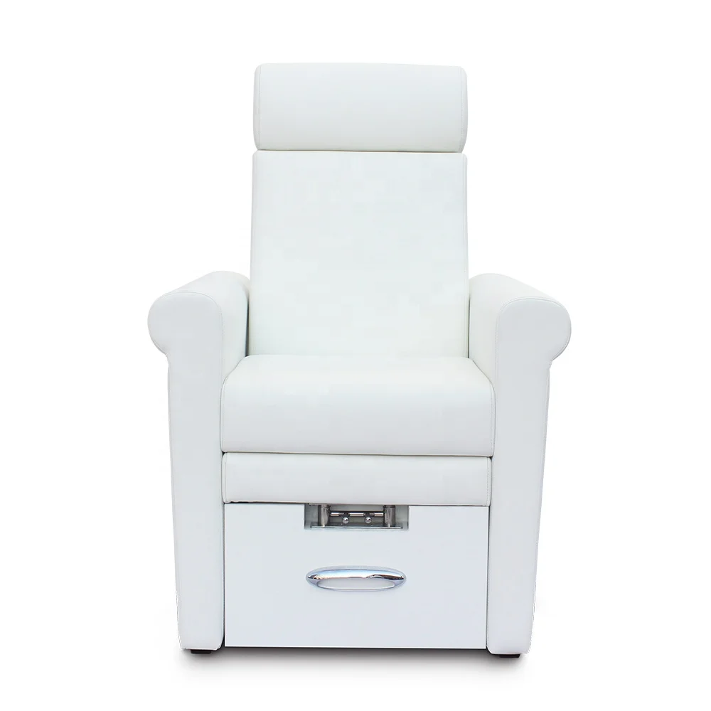 Beauty Nail Salon Furniture Cheap Price Modern White No Plumbing Portable Sofa Foot Spa Manicure Pedicure Chair