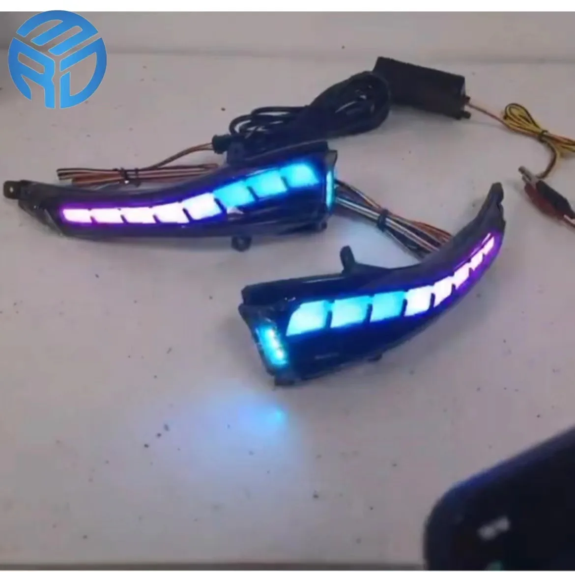 for INFINITI Q30 Q50S/L Q60 Q70 QX30 QX50 QX60 Q50 RGB Daytime Running Light Side Mirror Led Sequential Turn signal Light