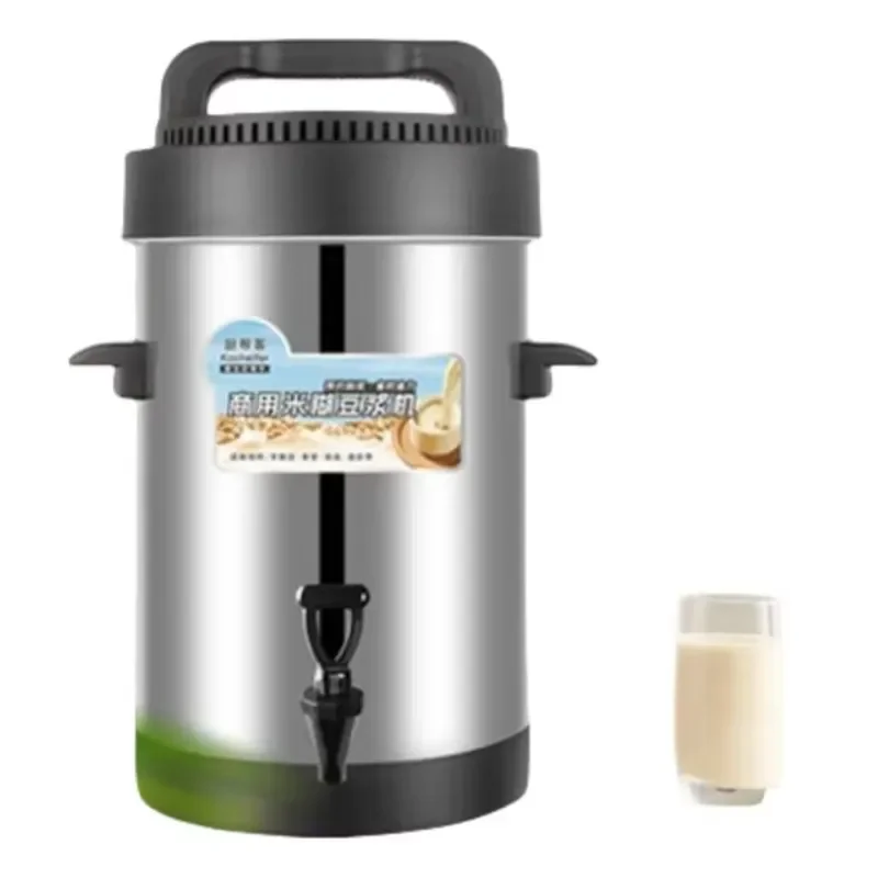 8L 10L Double Layer Stainless Steel Insulated Milk Tea Bucket Commercial Thermal Container for Bubble Tea Shop Storage