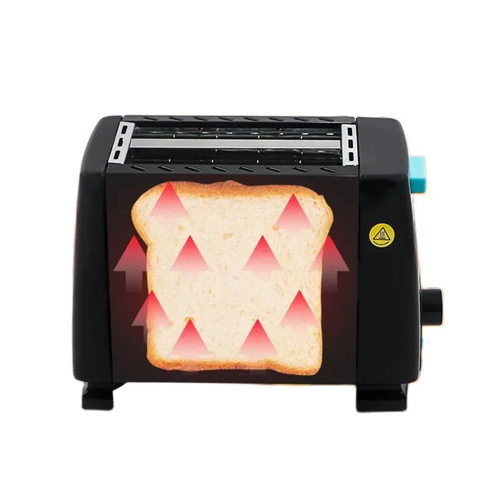 Grille-pain antiadhésif réutilisable, 2 tranches, petit déjeuner JxTo84, sandwich, toast, four à micro-ondes, outil de chauffage spectaculaire
