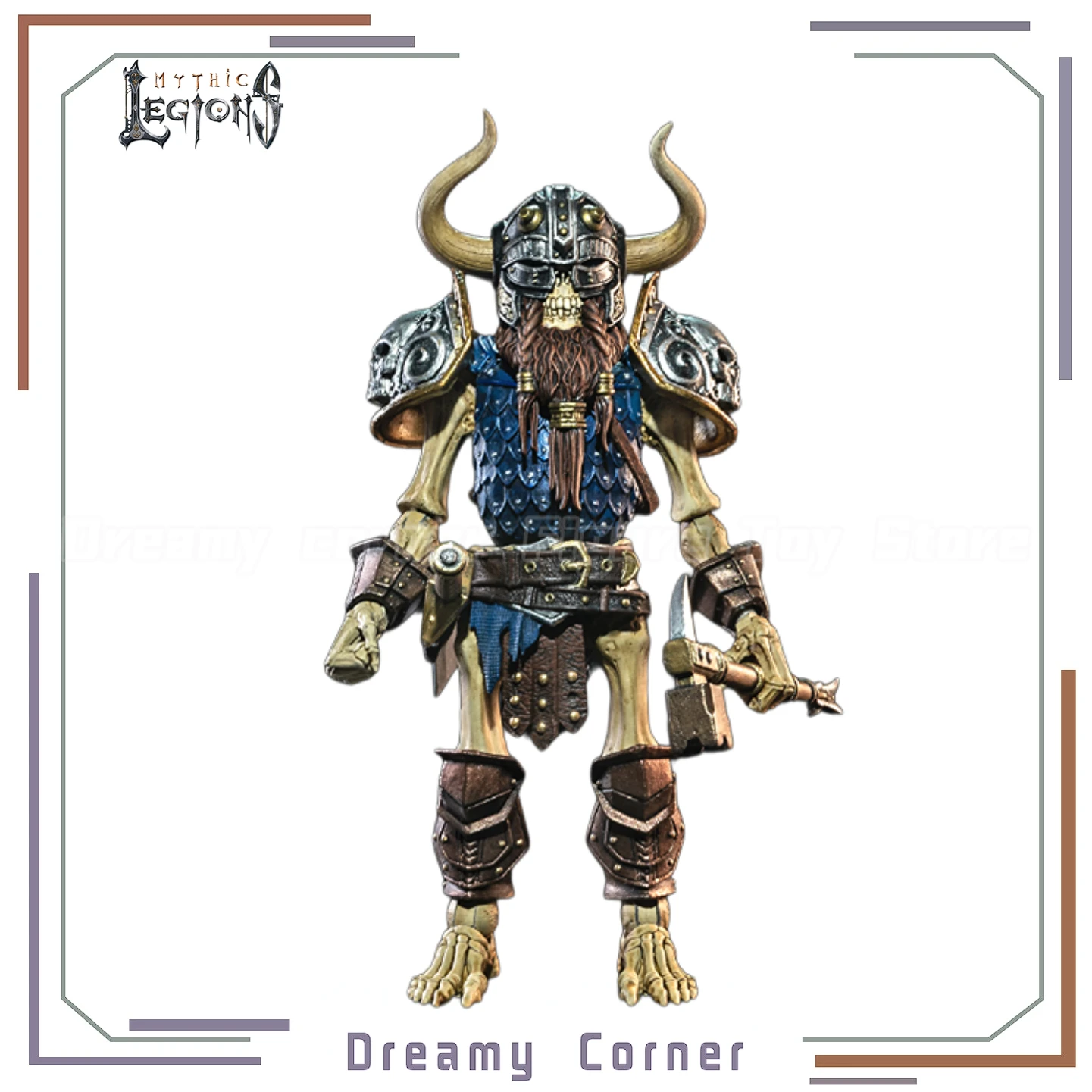 

【In Stock】Original Four Horsemen Studios Mythic Legions All Stars 6 Skalli Bonesplitter 1/12 Action Figure Toy Collection Model