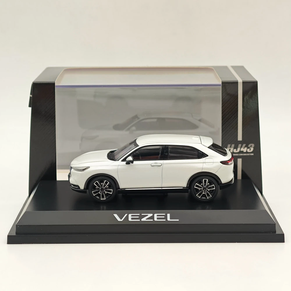 1/43 Hobby Japan VEZEL Platinum White Pearl HJ431002PW Diecast Model Car Limited Collection Auto Toys Gift