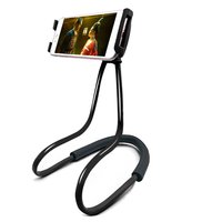 2024New Lazy Bracket Creative Multi-function Hanging Neck Mobile Phone Clip Brackets Neck-mounted Bed Universal Cellphone Holder