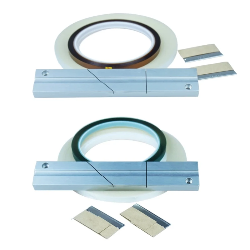 Tape Splicing Block Universal Splicing Block with Splicing Tape 1/4 10Inch Open Reel Tape Media for REVOX 448F