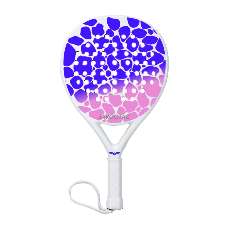 SPORTS 2026 New Design Diamond/teardrop/round Carbon Fiber Custom Paddle Racchetta Padel Raquet Paddle Tennis Rackets