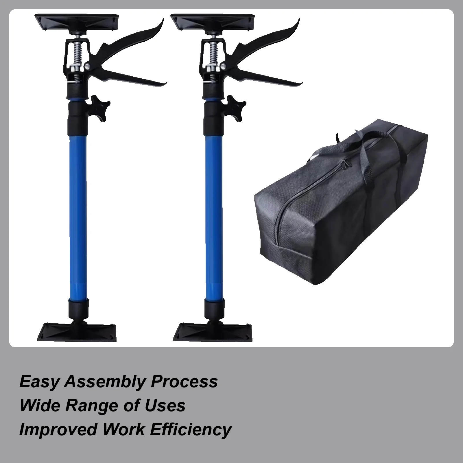 

Adjustable Support Pole 19 to 45 Inches 3Rd Hand Support Pole Arm Rod Labor-Saving 66lb Elevator System Heavy-Duty Bracket for
