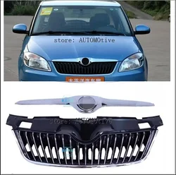 for Skoda Fabia 2012 2013 2014 Chrome Front Centre Grill Grille Cover Trim