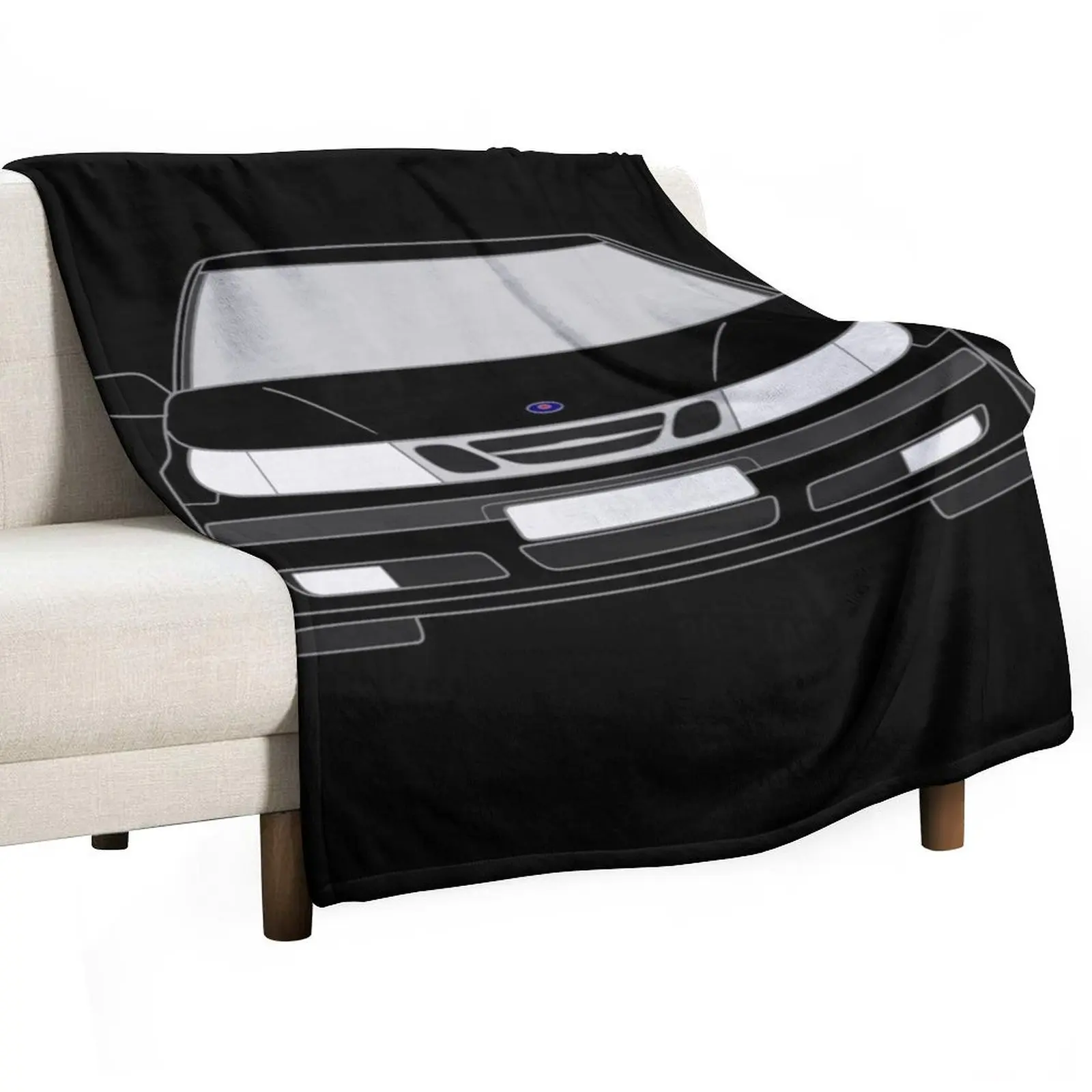 Saab 9-5 1997-2001 pre-facelift Throw Blanket wednesday Blankets Sofas Of Decoration Soft Beds Plush Blankets