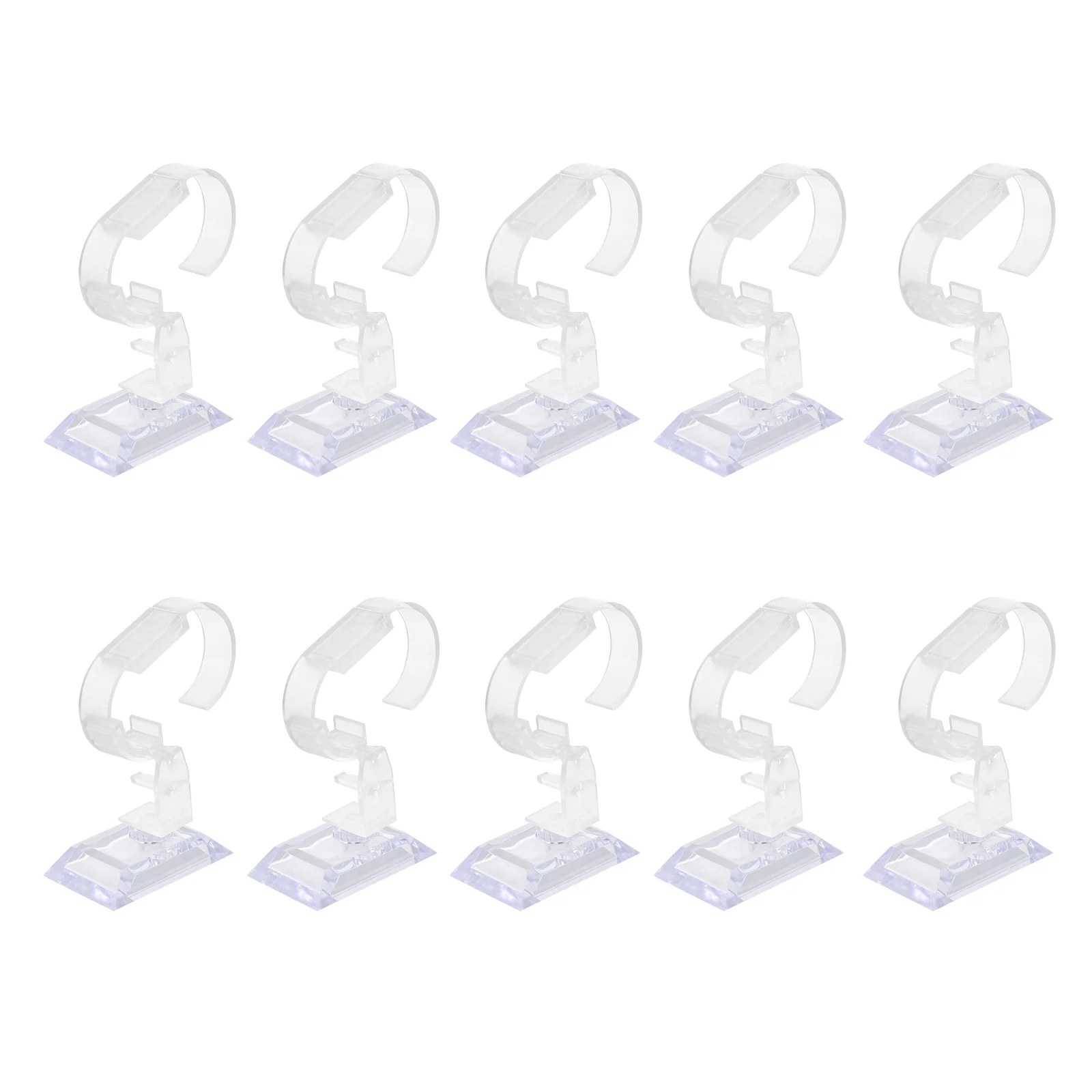 10 Pcs Watch Display Stand Monitor for Ring Stands Bracelets Racks Holders Abs Miss