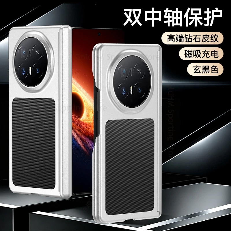 For Honor Magic V6 V5 V3 V2 Wireless Charging Hinge Phone Case For HONOR Magic Vs3 VS2 For Magsafe Hinged Full Protection Cover
