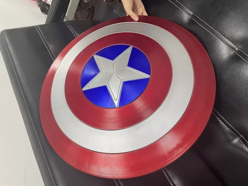 

57cm Captain America 1:1 Shield Figure ABS Plastic Cosplay Costume Accessory Children Halloween Parties Birthday Gift Toy