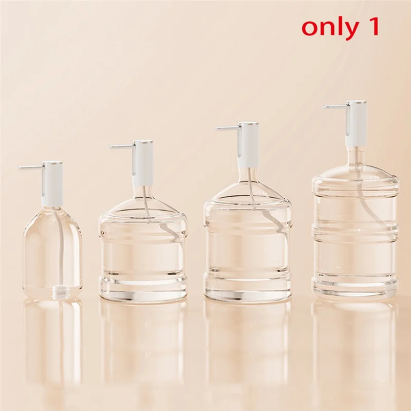 Distribuidor de garrafa de água de mesa de dupla finalidade com medidas automáticas, bomba de garrafa de água elétrica portátil dobrável