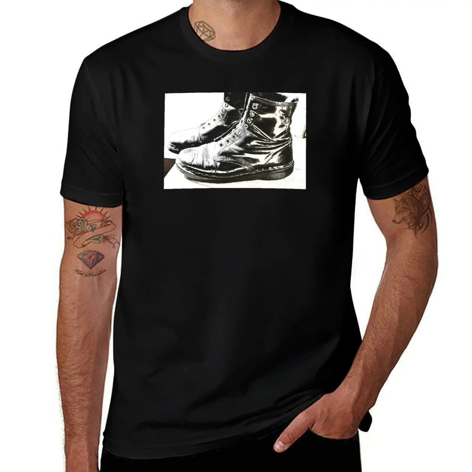 

Dirty Boots T-Shirt anime tshirt graphic tee shirt men workout shirt