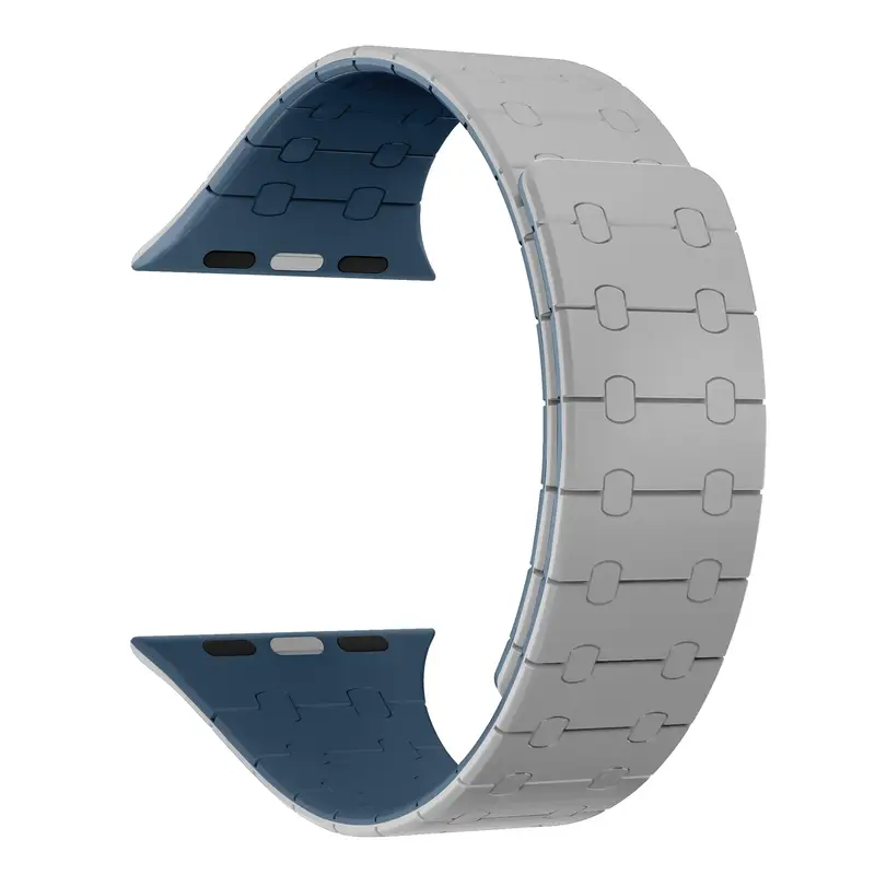 Magnetic Silicone Band for Apple Watch Ultra 3 2 49mm 44mm  46mm 42mm 40 41mm 45mm Strap Bracelet IWatch Series 11 10 9 8 7 6 SE - Image 12