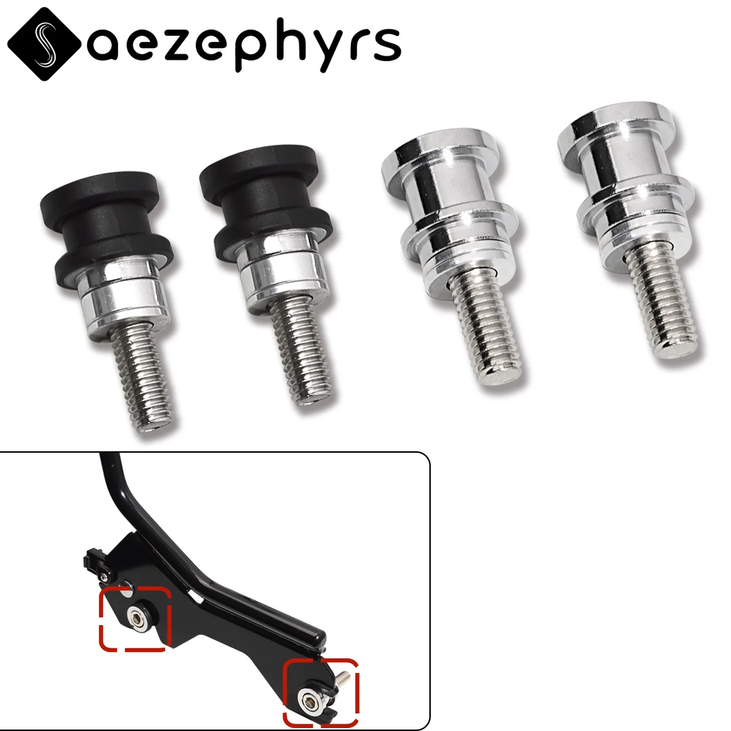 Motorcycle Sissy Bar Rack Luggage Rack Mounting Scre Docking Hardware Kit For Harley Softail Low Rider Sport Glide Fat Bob 18-25