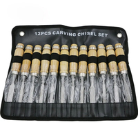 12 pcs/set Carving knife wood carving chisel set hand carved chisel wood set